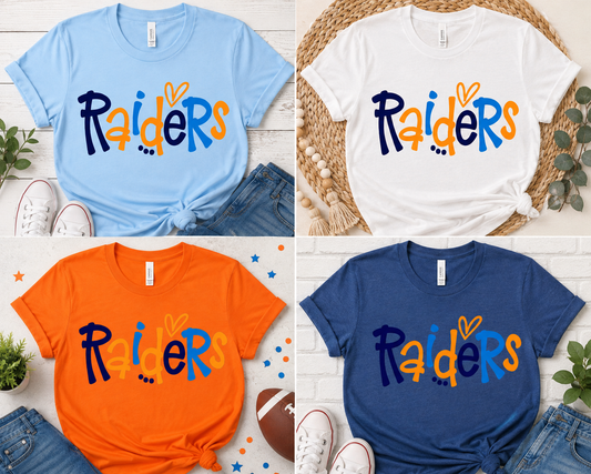Habersham Raiders Color Pop Spirit Tee | School Spirit T-Shirt