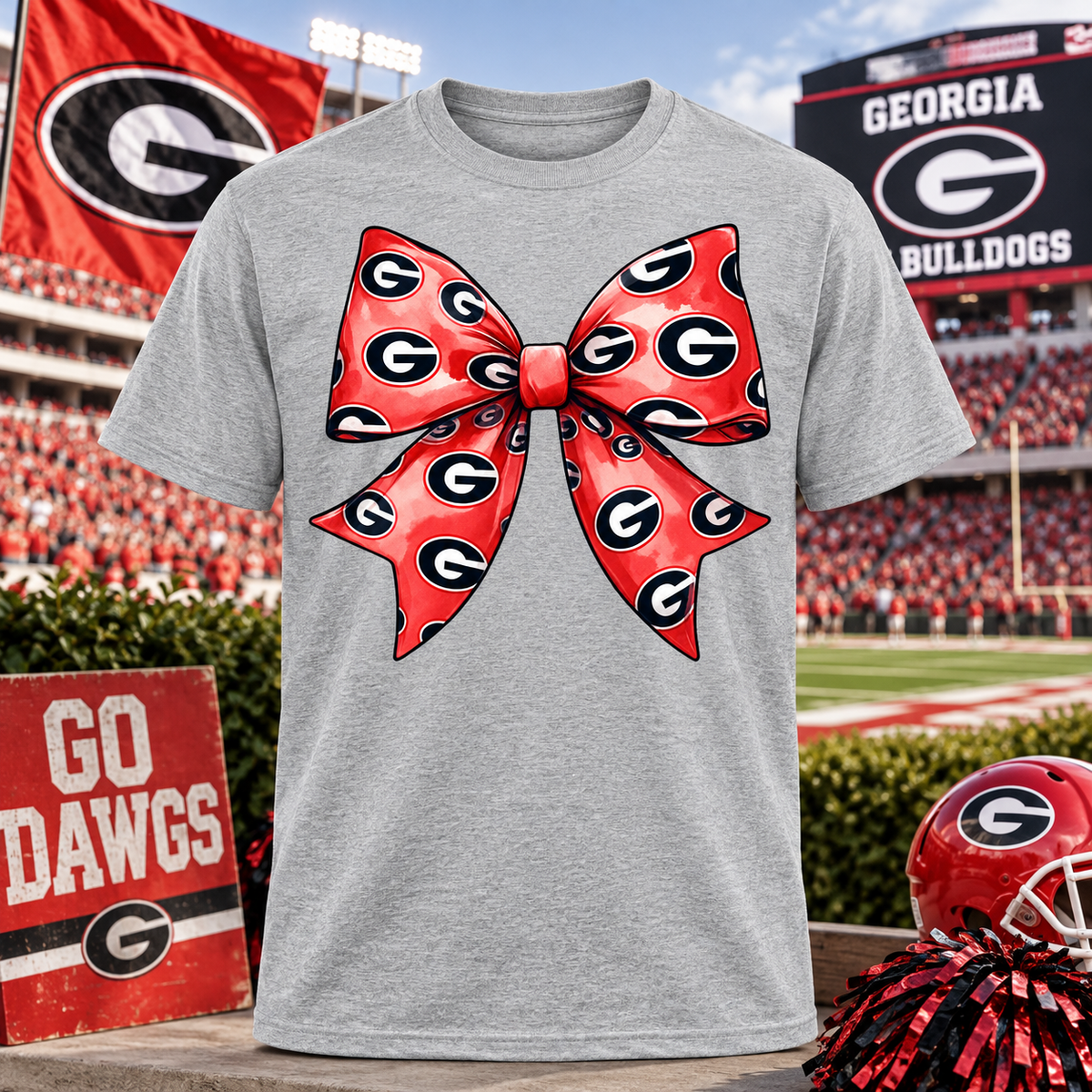 Georgia Bulldogs Bow Shirt