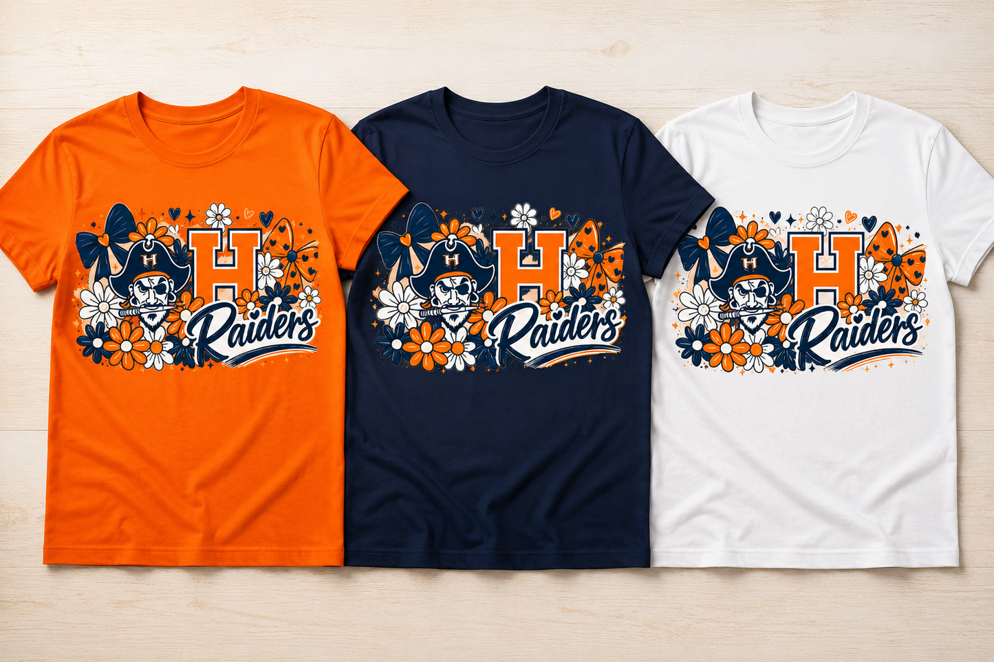 Habersham Raiders Floral Spirit Tee