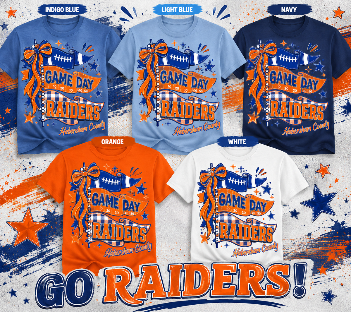 Habersham County Game Day Raiders Shirt | Raider Spirit Tee