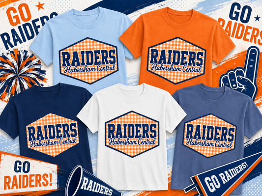 Habersham Central Raiders Gingham Spirit Shirt