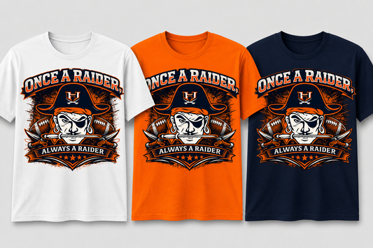 Habersham County Spirit Tee- Once a Raider, Always a Raider