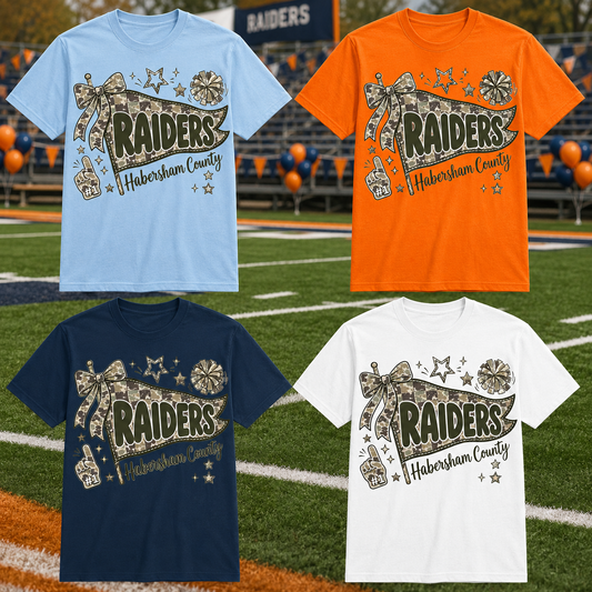 Habersham County Raiders Camo Spirit Tee