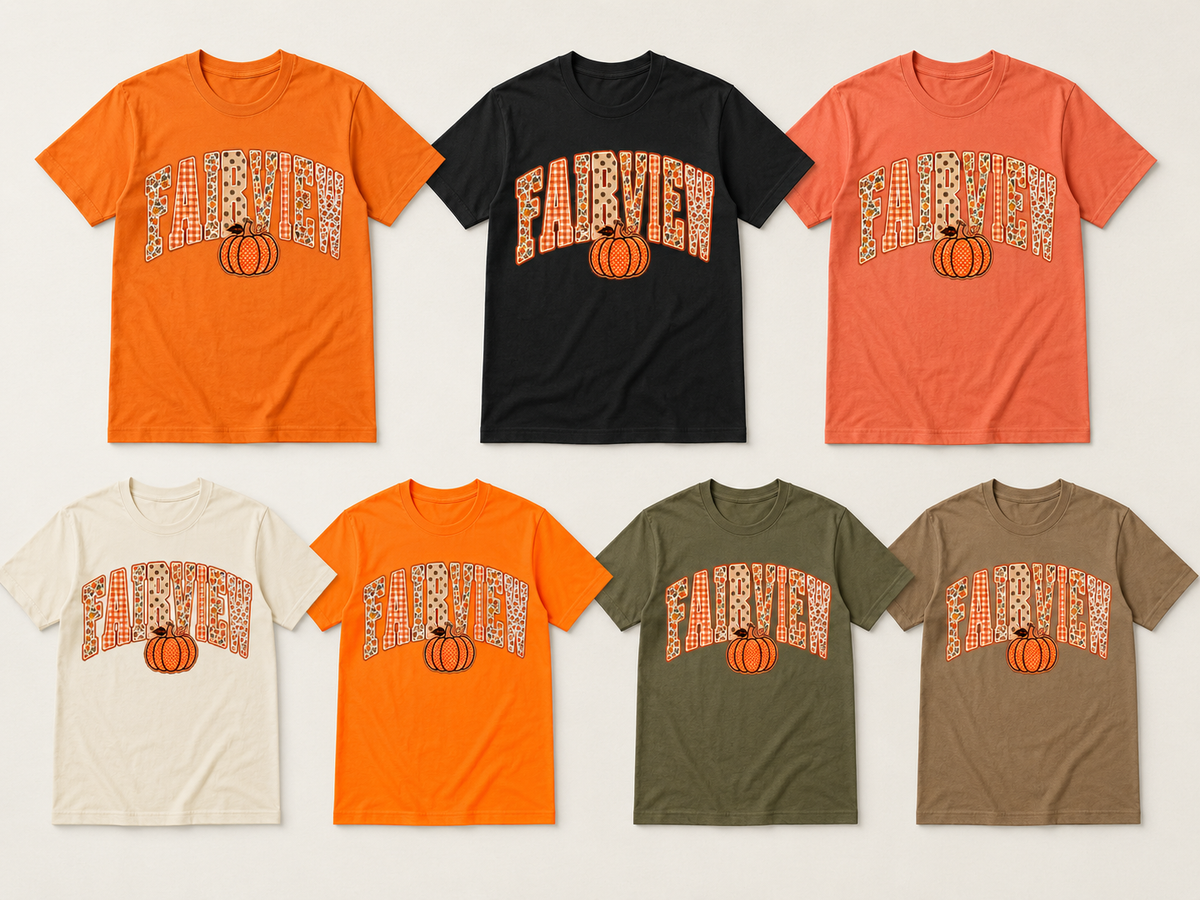 🍂 Fairview Elementary Fall T-Shirt | Fall School Spirit Tee