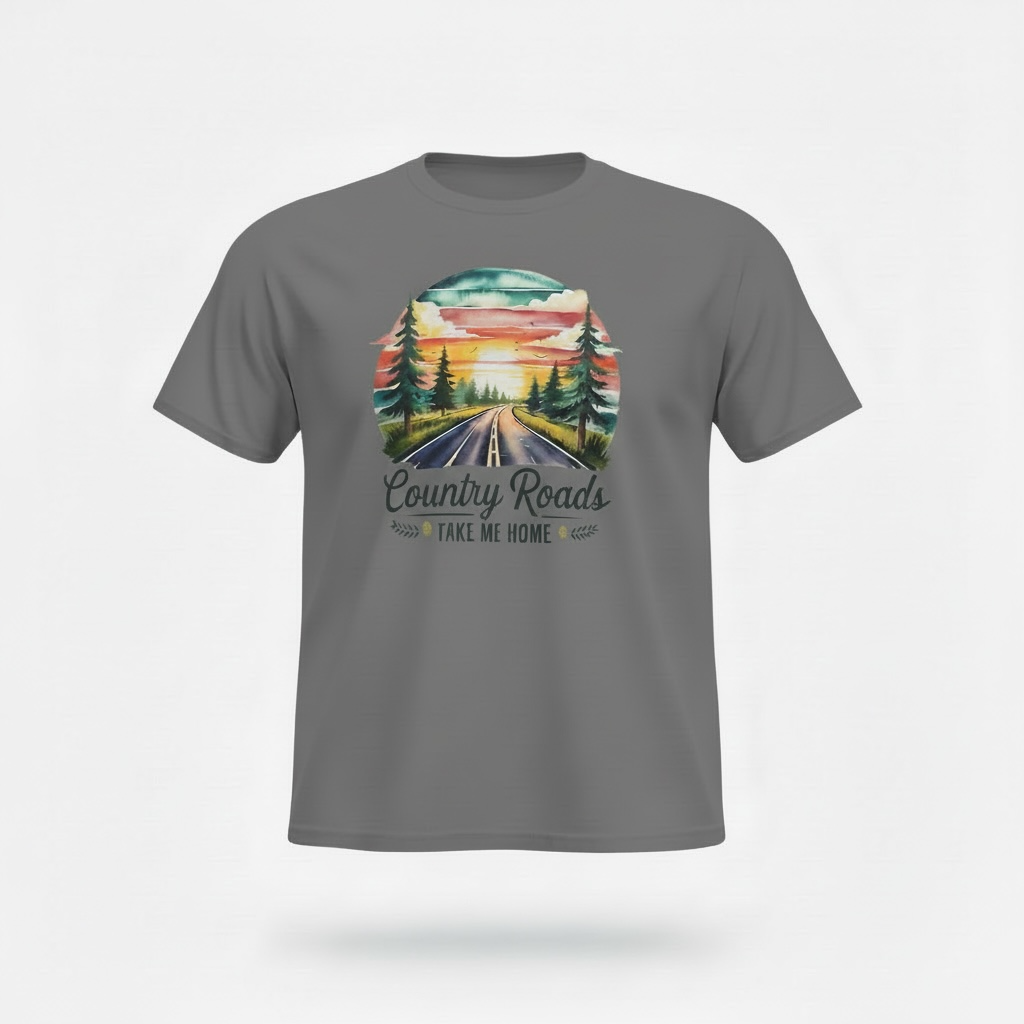 Camping Season -Country Roads Take Me Home T-Shirt