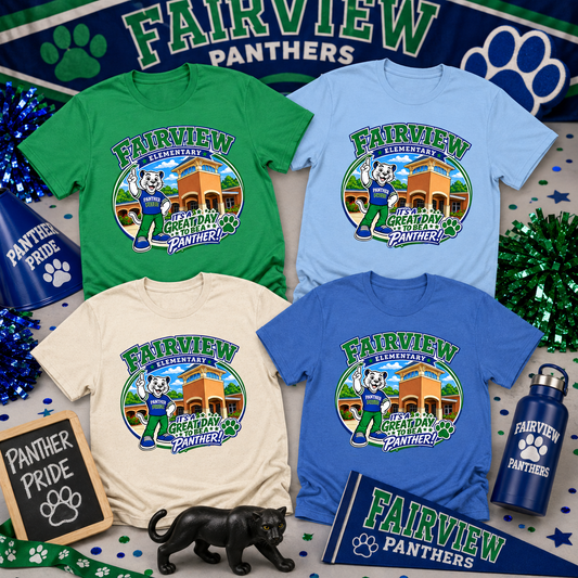 Fairview Elementary Panther Pride T-Shirt | It’s a Great Day to Be a Panther