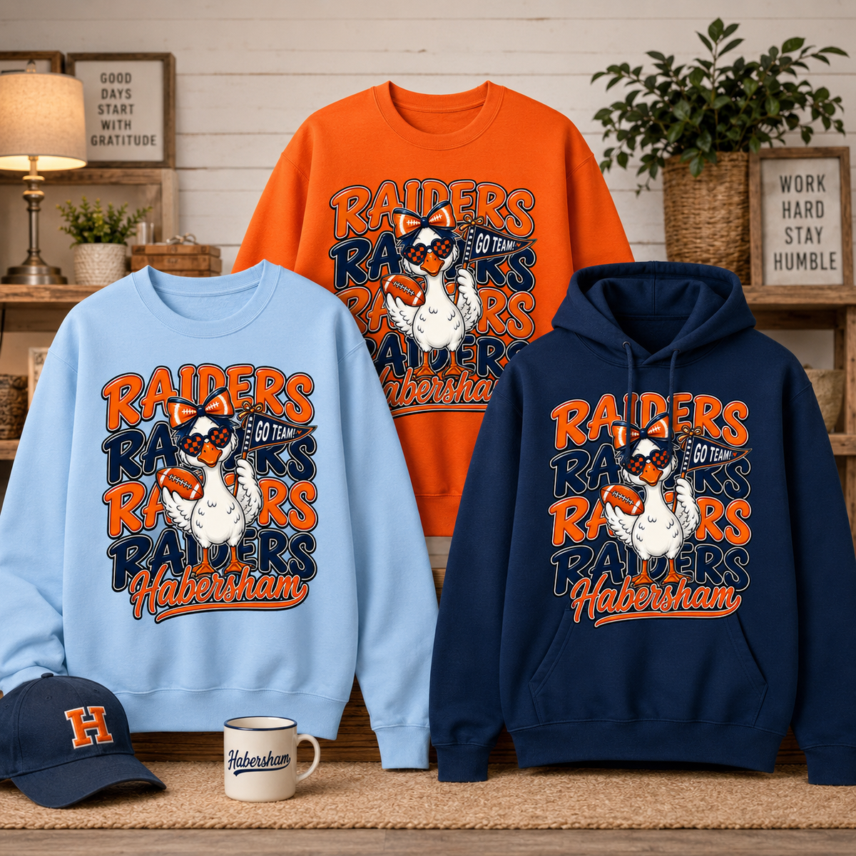 Habersham Raiders Goose Spirit T-Shirt – Go Team!