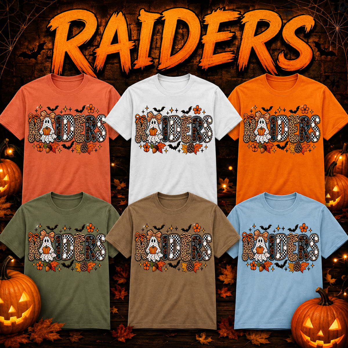 Raiders Ghost Halloween Shirt | Spooky Raiders Spirit Tee 🎃👻