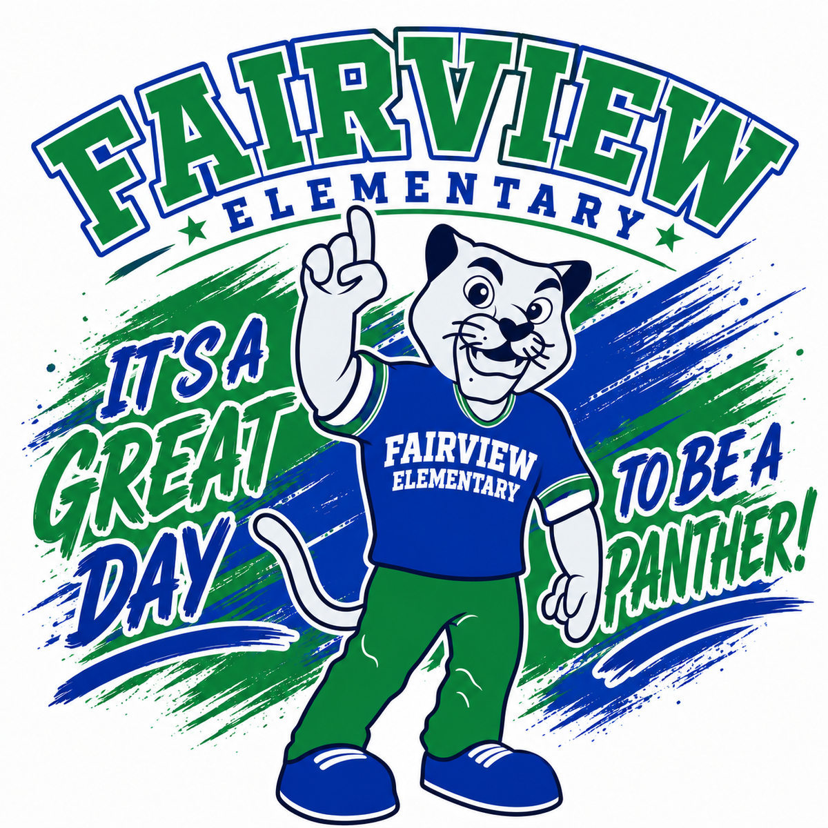 Fairview Elementary Panther Pride T-Shirt | It’s a Great Day to Be a Panther (Copy)
