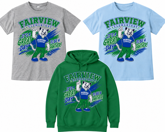 Fairview Elementary Panther Pride T-Shirt | It’s a Great Day to Be a Panther (Copy)
