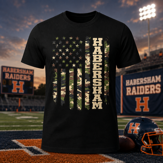 Habersham Camo Flag T-Shirt