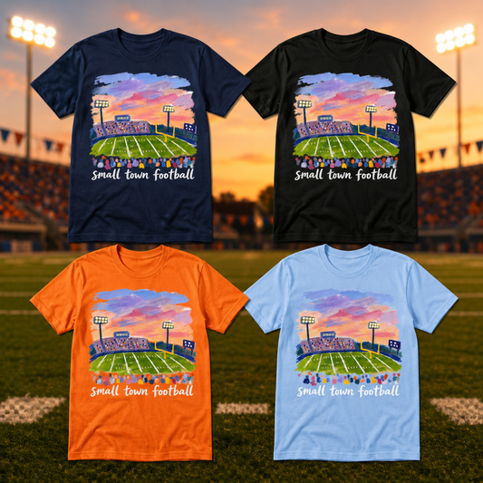 Small Town Football Graphic Tee