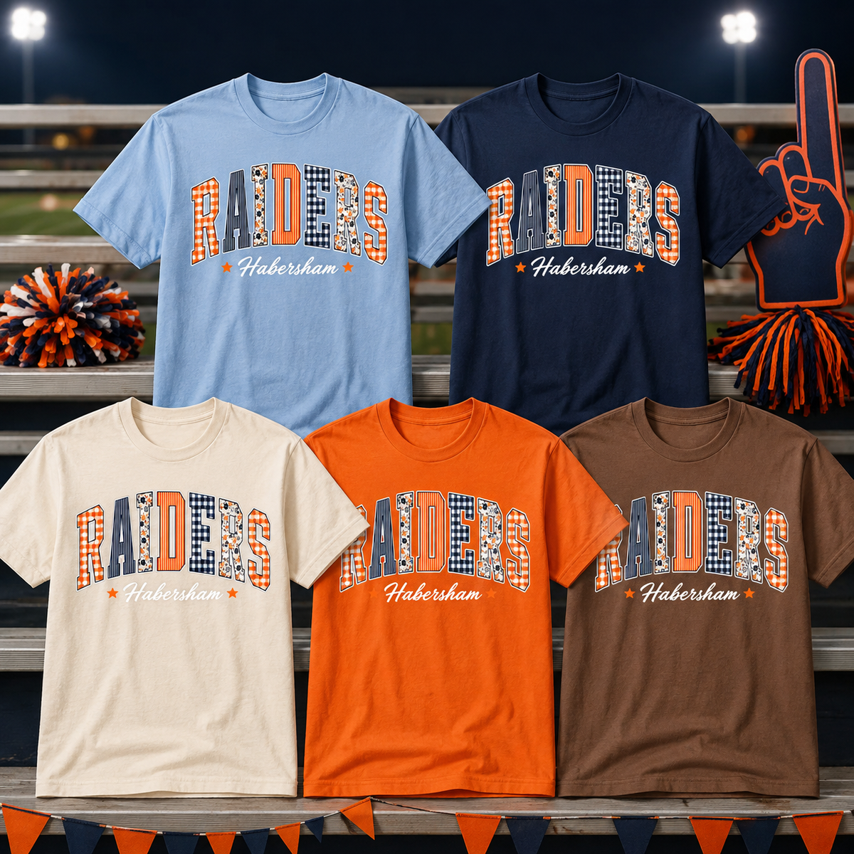 Habersham Raiders Patterned Spirit Shirt