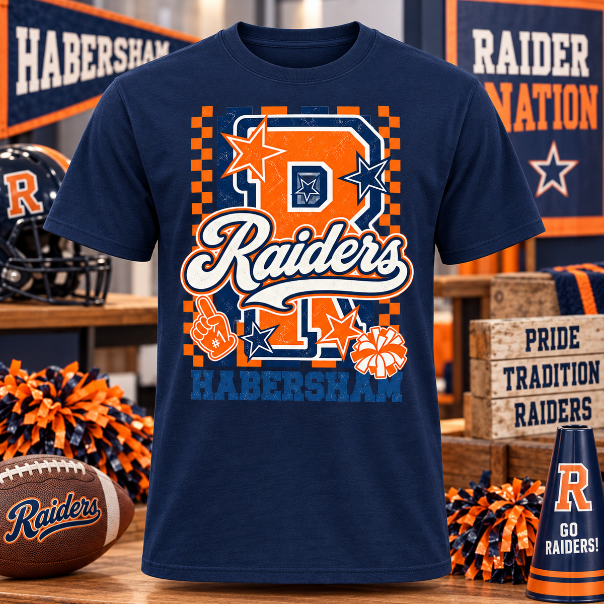 Habersham Raiders Vintage Spirit T-Shirt