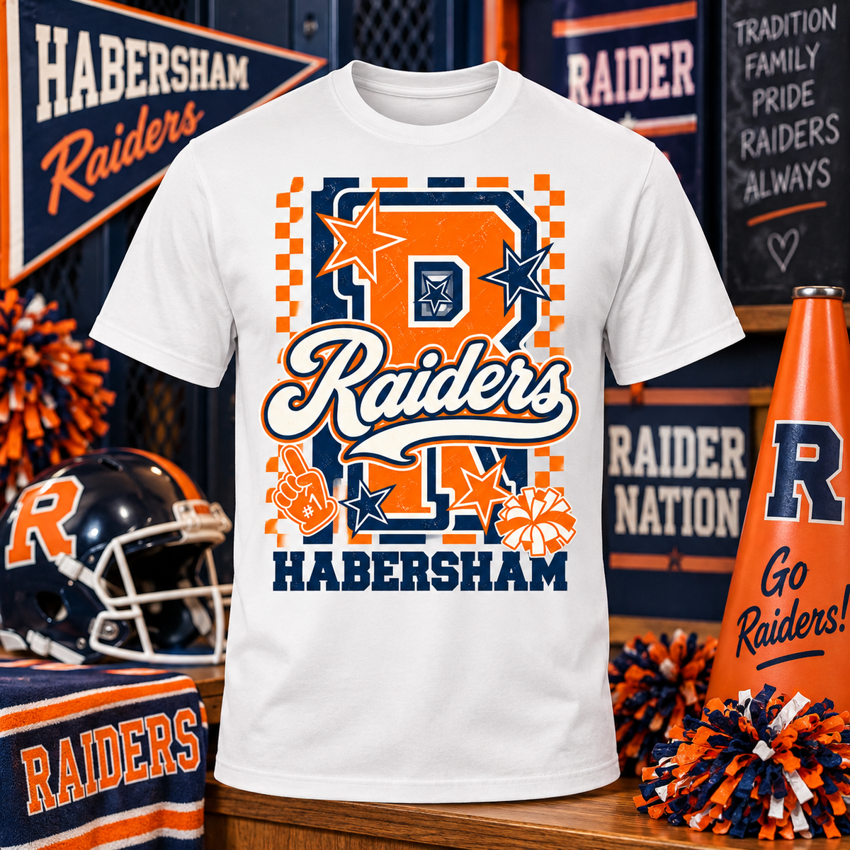 Habersham Raiders Vintage Spirit T-Shirt