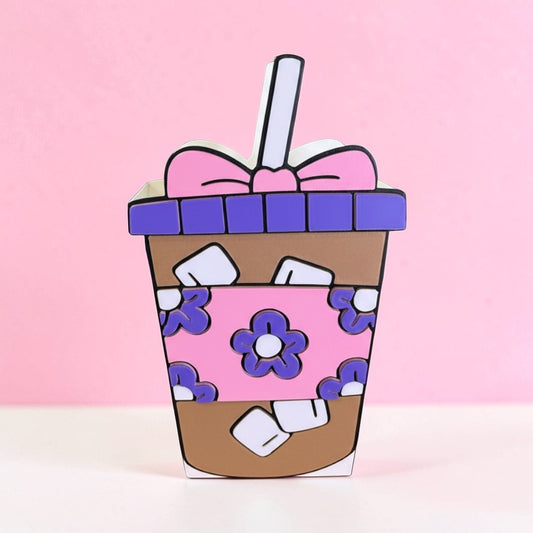 3d Iced Coffee Desk Organizer Set