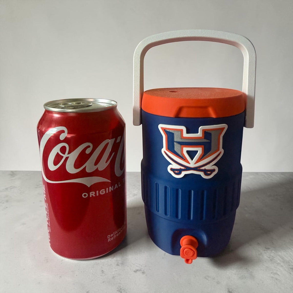 12 oz Regular Habersham Raiders Can 🏴‍☠️🧡💙