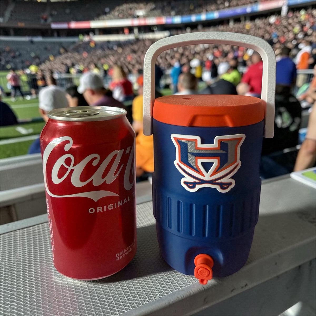 12 oz Regular Habersham Raiders Can 🏴‍☠️🧡💙