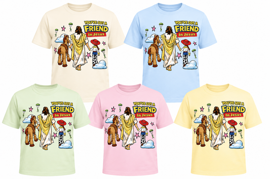 ✨ You’ve Got a Friend in Jesus – Inspirational Graphic Tee