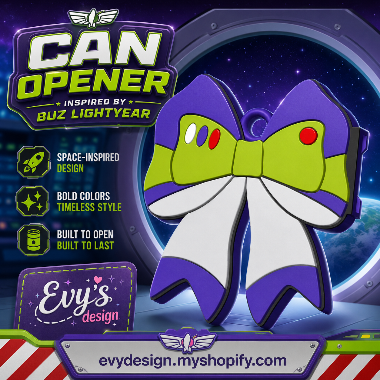 3D Cans Openers Inspired by the beloved Toy Story characters