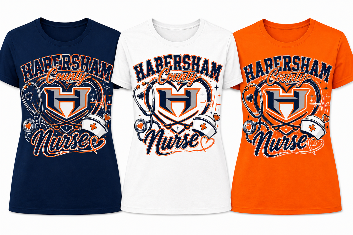Habersham County Nurse Shirt | Registered Nurse School Spirit Tee | Healthcare Apparel