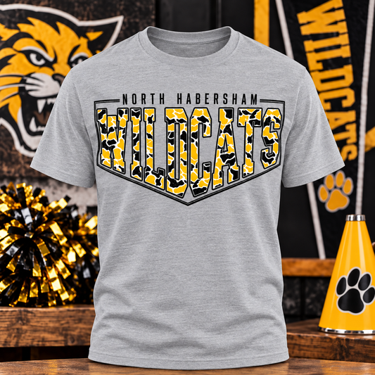 North Habersham Wildcats Spirit Tee 🐾💛🖤