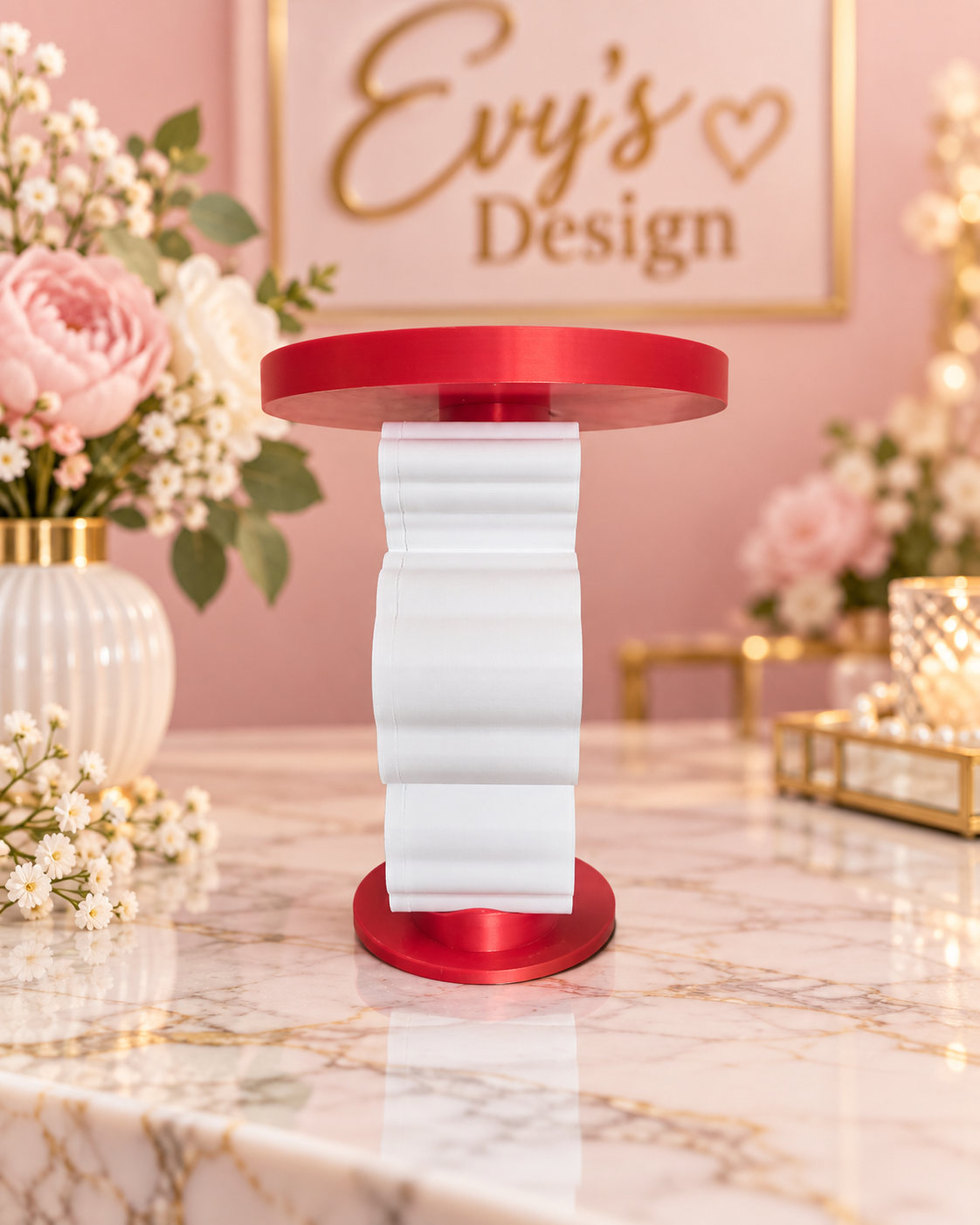 Puerto Rico Hibiscus 3D Candle Holder