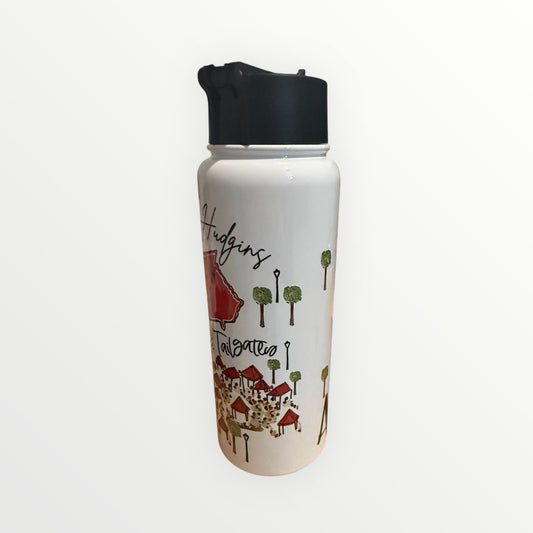 GA Bulldogs Personalized 30 onz  Stainless Steel Water Bottle –