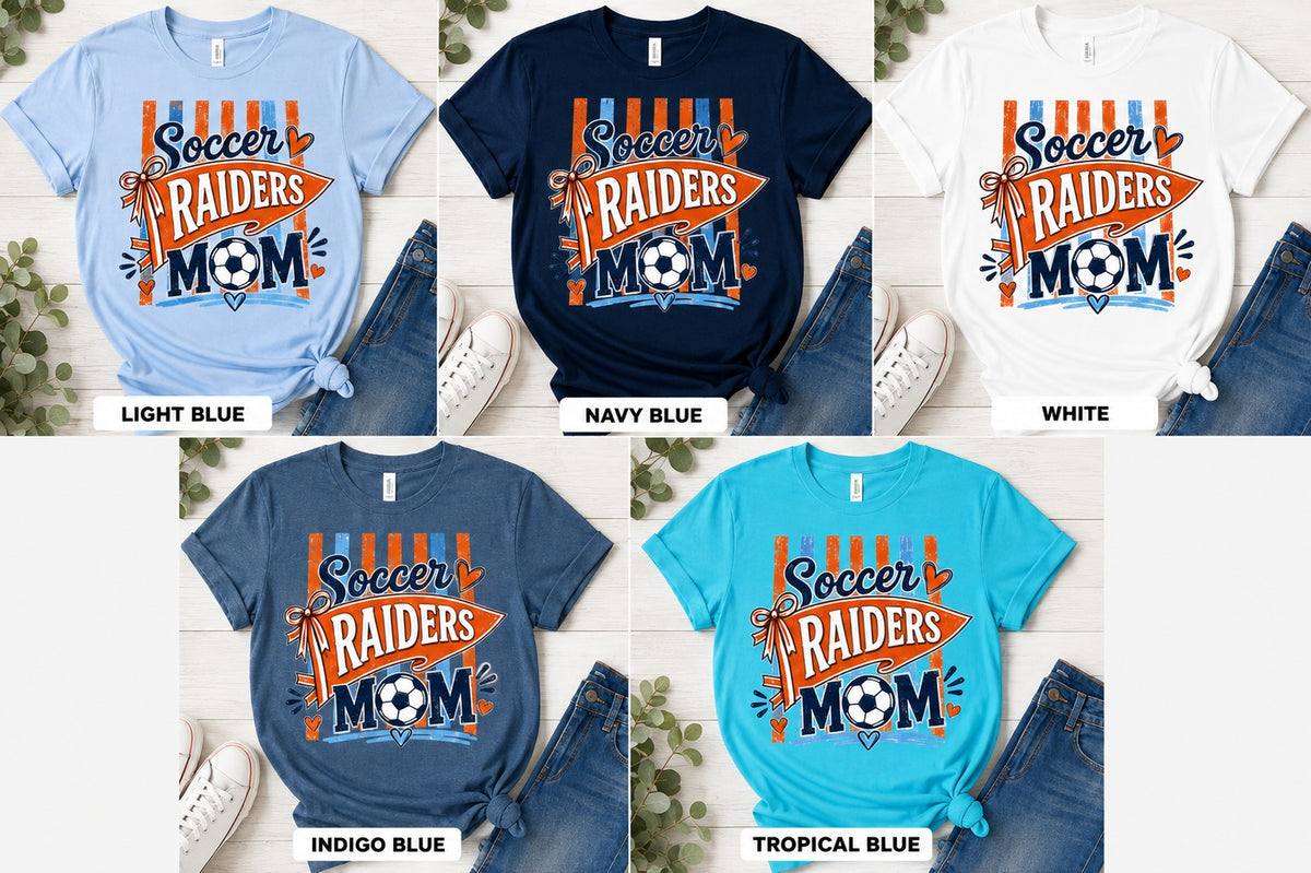 Habersham Raiders Soccer Mom T-Shirt – Cheer in Style! ⚽🧡💙