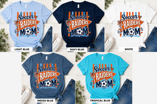 Habersham Raiders Soccer Mom T-Shirt – Cheer in Style! ⚽🧡💙