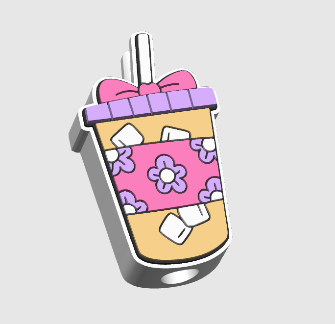 3d Iced Coffee Desk Organizer Set