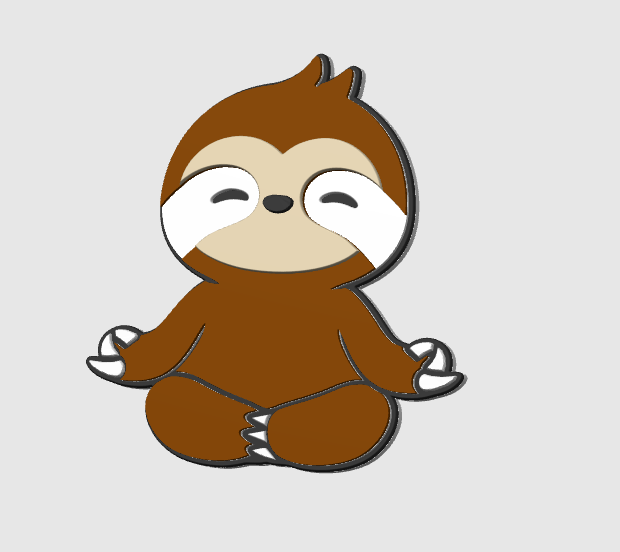 3D Sloth Desk Organization Set – Pen Holder, Sticky Note, Trinket Dish & More