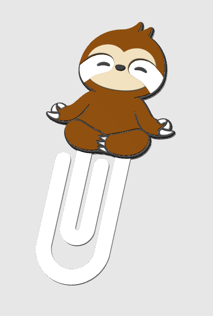3D Sloth Desk Organization Set – Pen Holder, Sticky Note, Trinket Dish & More