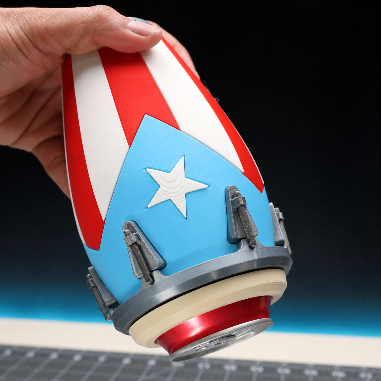 12 oz Puerto Rico Conga Can Holder