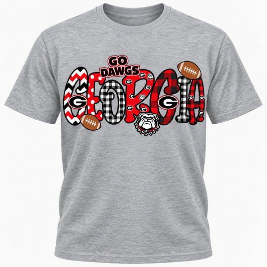 Georgia Bulldogs Go Dawgs Tee